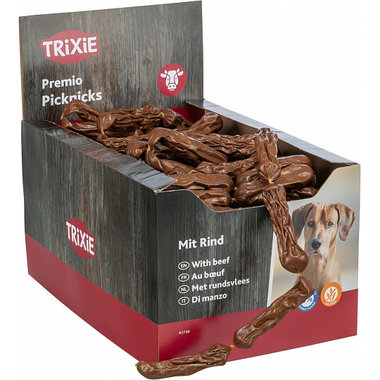 Premio PICKNICKS klobásky - hovädzie mäso 8 g, [200 ks] - TRIXIE