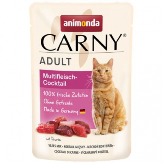 Carny Adult 85 g multimasový koktail, kapsička pre mačky