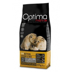 Optima Nova Cat Kitten Chicken&Rice 400g Optima Nova Cat Kitten Chicken&Rice 400g