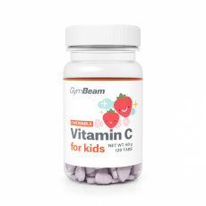 Vitamín C, tablety na cmúľanie pre deti - GymBeam Vitamín C, tablety na cmúľanie pre deti - GymBeam