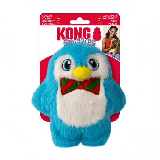 Hračka Kong Dog Holiday KONG Holiday Snuzzles Penguin,plyš,modrá S Hračka Kong Dog Holiday KONG Holiday Snuzzles Penguin,plyš,modrá S