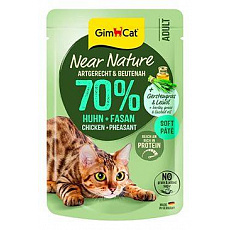 GimCat Near Nature kapsička kuracie&bažant 85g