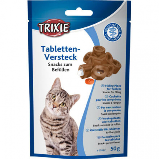 Skrýš na tablety, pamlsek pro kočky k naplnění medikací, 50 g Skrýš na tablety, pamlsek pro kočky k naplnění medikací, 50 g