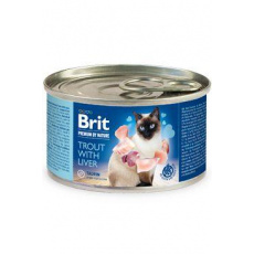 Brit Premium Cat by Nature konz Trout&Liver 200g