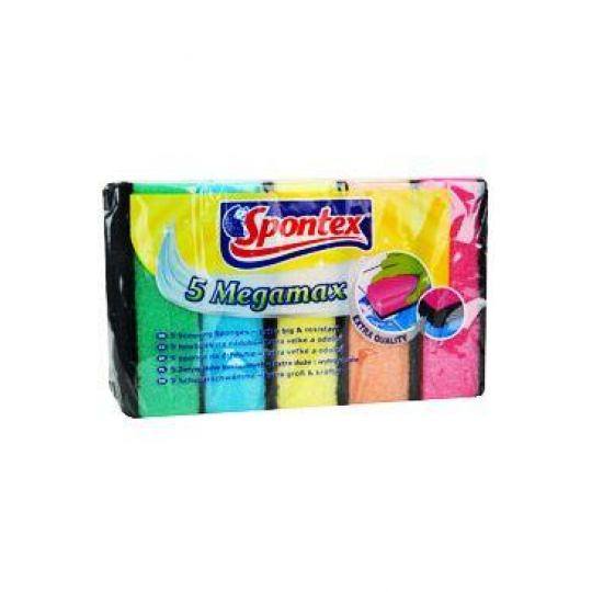 Hubka na riad Spontex 5 MegaMax PU 5ks
