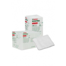 Kompres gáza 7,5x7,5cm 17n 8vr Nesterilné 100ks BATIST Kompres gáza 7,5x7,5cm 17n 8vr Nesterilné 100ks BATIST