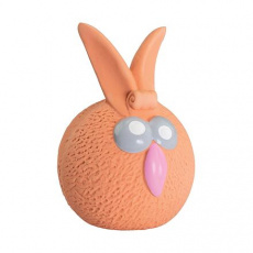Oranžová loptička zajačik so zvukom 5 cm, latex, HipHop Dog