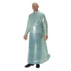 Plášť jednorazový vodeodolný dlhý rukáv Veľ.L 25ks Plášť jednorazový vodeodolný dlhý rukáv Veľ.L 25ks