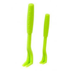 Háčik na kliešte plast zelený BUSTER 2ks