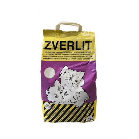 ZVERLIT Podstielka fialová, superjemná s vôňou, mačka 10kg ZVERLIT Podstielka fialová, superjemná s vôňou, mačka 10kg