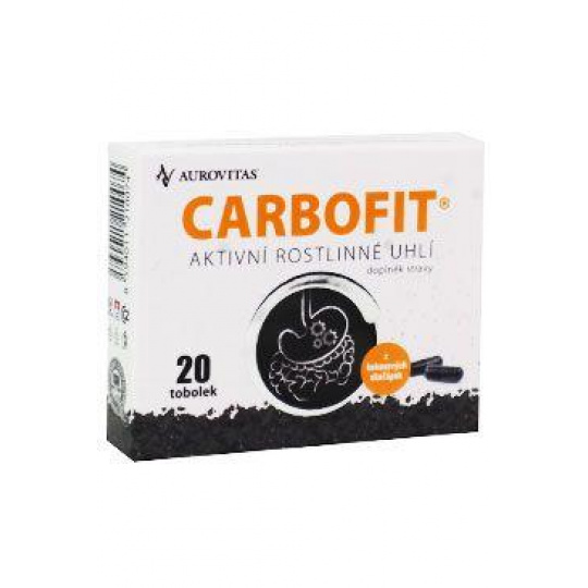 Carbofit aktivované uhlie 20tob