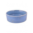 Miska keramická Zig Zag 18cm modrá 1,2l