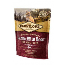 Carnilove Cat Lamb & Wild Boar Adult Sterilised 400g Carnilove Cat Lamb & Wild Boar Adult Sterilised 400g