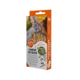 Pamlsok DUVO+ žuvacie tyčinky vŕba a lucerna pre hlodavce 70g - 10 ks - 12x1x1cm