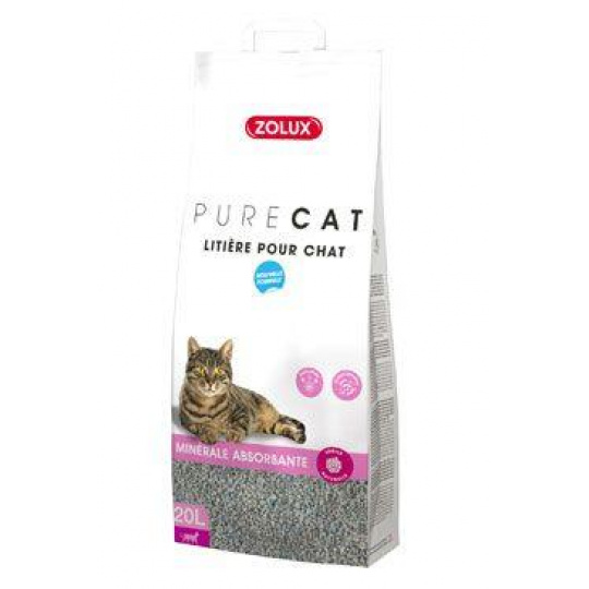 Podstielka PURECAT scented absorbent 20l Zolux Podstielka PURECAT scented absorbent 20l Zolux