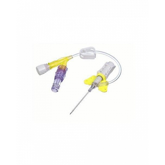Kanyla i.v. SafeVet Combi KRUUSE, 0,7 x 19 mm (24G x 3/4"), žltá Kanyla i.v. SafeVet Combi KRUUSE, 0,7 x 19 mm (24G x 3/4"), žltá