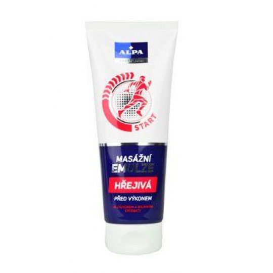 Alpa masážna emulzia hrejivá 210ml