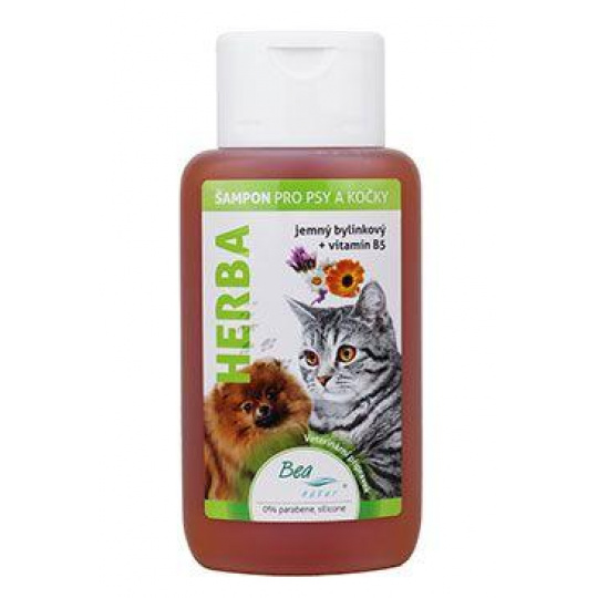 Šampón Bea Herba bylinkový pre psy a mačky 200ml Šampón Bea Herba bylinkový pre psy a mačky 200ml
