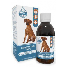 Lososový olej pre psy TOPVET 200ml