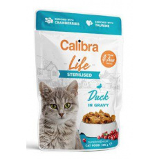 Calibra Cat Life kapsička Sterilised Duck in gravy 85g Calibra Cat Life kapsička Sterilised Duck in gravy 85g