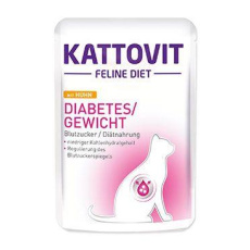 Kattovit Cat Diabetes/Gewicht kuře kapsa 85g