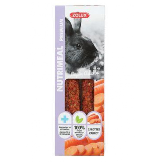 Pochúťka NUTRIMEAL STICK králik mrkva 115g Zolux