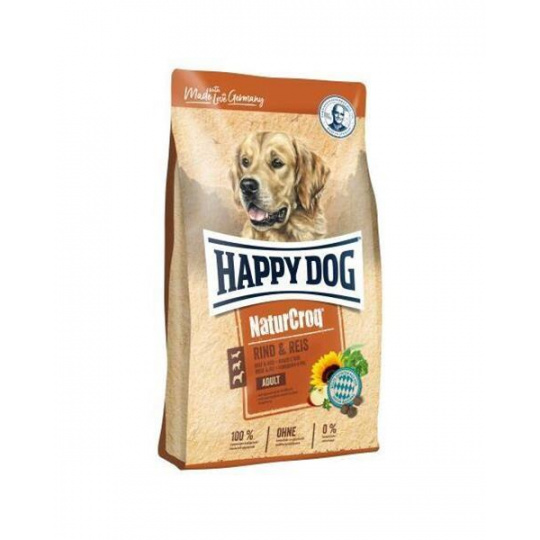 Happy Dog PREMIUM - Natur Croq - hovädzie a ryža 1 kg Happy Dog PREMIUM - Natur Croq - hovädzie a ryža 1 kg