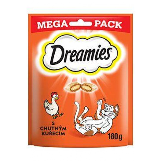 Dreamies maškrta pre mačky Mega Pack kuracie 180g Dreamies maškrta pre mačky Mega Pack kuracie 180g