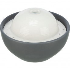 Vital Dome keramická fontánka na pitie, 1,5 l/20 x 10 x 20 cm, sivá/biela