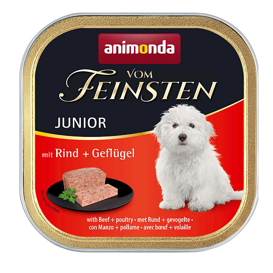 ANIMONDA paštéta JUNIOR - hovädzie, hydinové 150g ANIMONDA paštéta JUNIOR - hovädzie, hydinové 150g