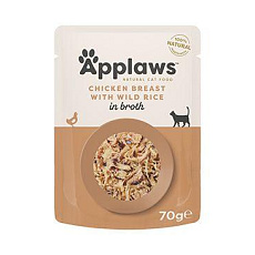 Applaws Cat kapsička Adult Broth kuracie.prsia s div.ryža 70g Applaws Cat kapsička Adult Broth kuracie.prsia s div.ryža 70g
