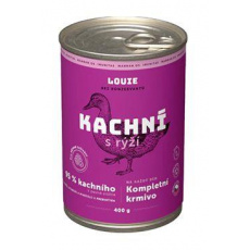Louie Dog konz. Kačacie s ryžou a prebiotikami 400g Louie Dog konz. Kačacie s ryžou a prebiotikami 400g
