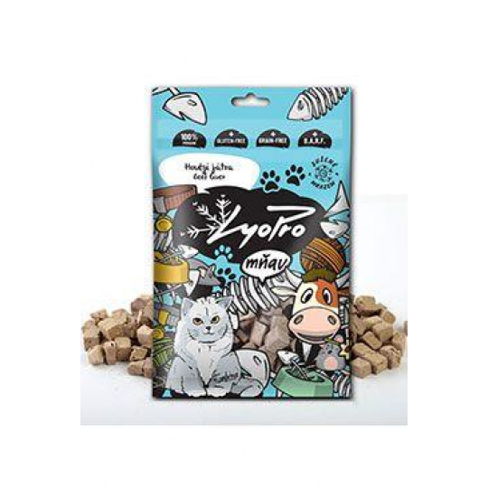 Lyopro Cat poch. mrazom sušené Hovädzie pečene 50g