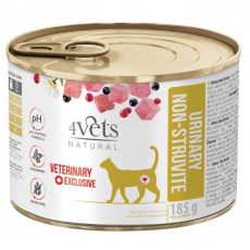 4VETS Natural Urinary No Struvit Cat - vlhké krmivo pro kočky - 185 g 4VETS Natural Urinary No Struvit Cat - vlhké krmivo pro kočky - 185 g