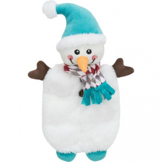 Xmas SNOWMAN, vianočný snehuliak, plyš bez výplne, 31 cm Xmas SNOWMAN, vianočný snehuliak, plyš bez výplne, 31 cm