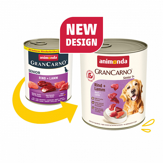 GRANCARNO Senior - hovädzie, jahňacie 800 g GRANCARNO Senior - hovädzie, jahňacie 800 g