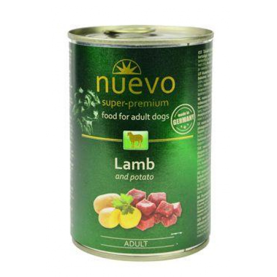 Nuevo pes Adult Jahňacie - Classic konz. 400g Nuevo pes Adult Jahňacie - Classic konz. 400g