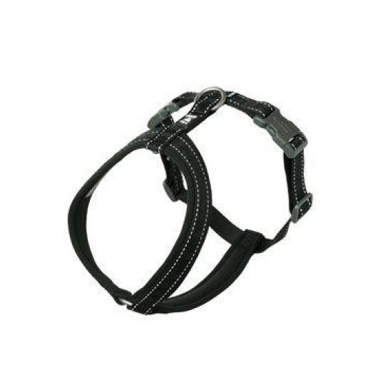 Postroj Y Hurtta Casual ECO čierny 80-90cm Postroj Y Hurtta Casual ECO čierny 80-90cm