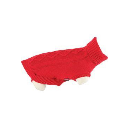 Obleček svetr pro psy LEGEND červený 25cm Zolux