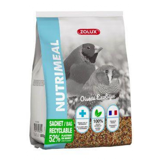 Krmivo pre exotické vtáky NUTRIMEAL 800g Zolux Krmivo pre exotické vtáky NUTRIMEAL 800g Zolux