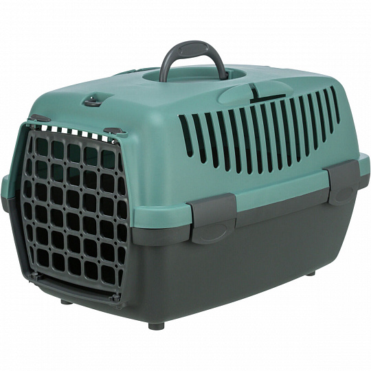 Transportný box CAPRI I, XS: 32x31x48cm (max. 6kg), tmavosivá/petrolejová Transportný box CAPRI I, XS: 32x31x48cm (max. 6kg), tmavosivá/petrolejová
