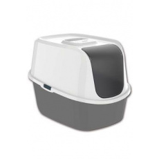 WC mačka Just Eazy kryté 51x38,9x38,7cm, sivá