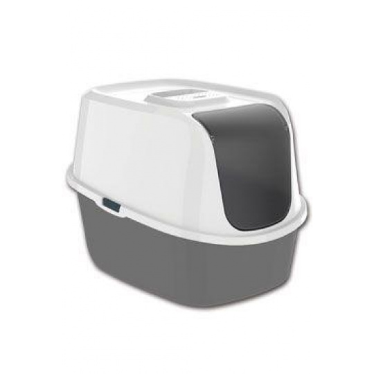WC mačka Just Eazy kryté 51x38,9x38,7cm, sivá