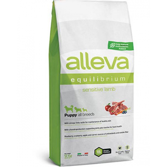 Alleva SP EQUILIBRIUM dog puppy sensitive all breeds jahňacie 12 kg