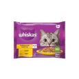 Mars WHISKAS kapsička cat Hydinový výber kuracie & kačacie & morčacie v želé 4 x 85 g