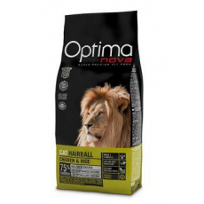 Optima Nova Cat Hairball Chicken&Rice 2kg