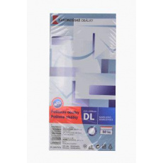 Obálka dlhá biela samolepiaca DL 50ks 110x220mm