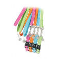 Obojok pes MAC LEATHER zelená 25mm/45-68cm Zolux