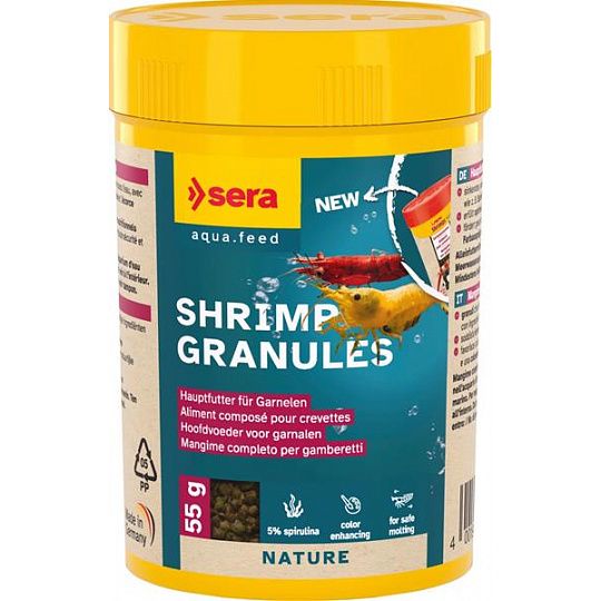 Sera Shrimps Nature krmivo pre krevety 100 ml Sera Shrimps Nature krmivo pre krevety 100 ml