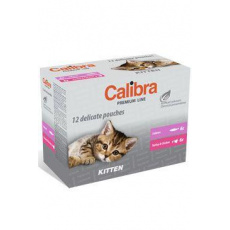 Calibra Cat kapsička Premium Kitten multipack 12x100g